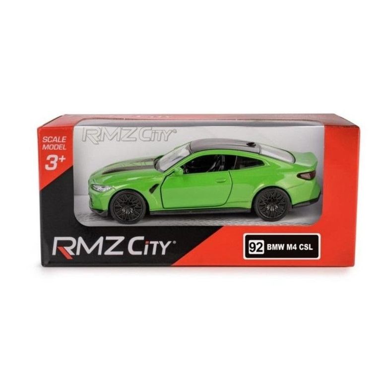 Daffi, RMZ City, BMW M3 CSL 2023, pojazd, model metalowy, zielony, 1:32