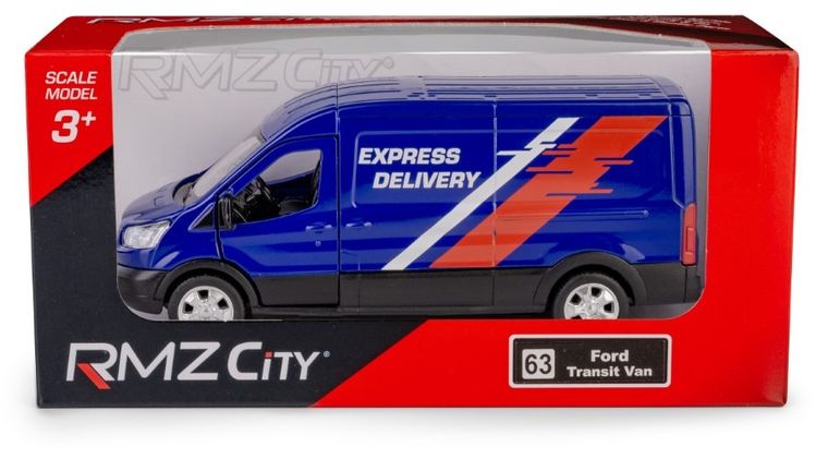 Daffi, RMZ City, Ford Transit Van Nieb, pojazd, model metalowy, 1:32