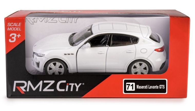 Daffi, RMZ City, Maserati Levante GTS 2019, pojazd, model metalowy, biały, 1:32