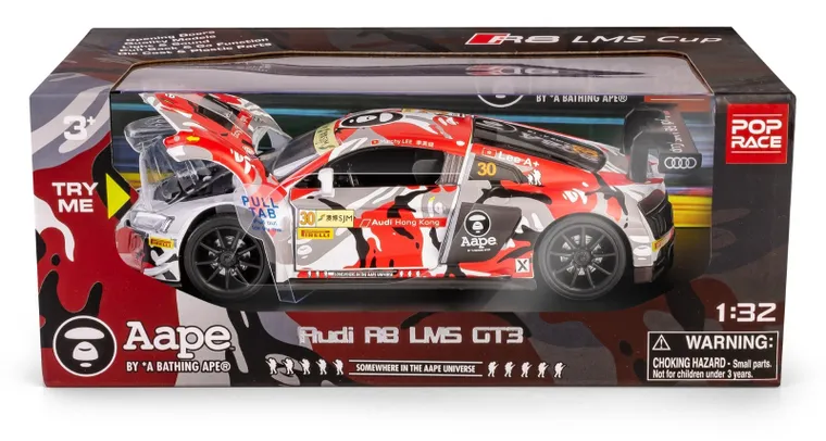 Daffi, RMZ Hobby, Audi R8 LMS GT3 FIA GT #30, pojazd, interaktywny model metalowy, 1:32