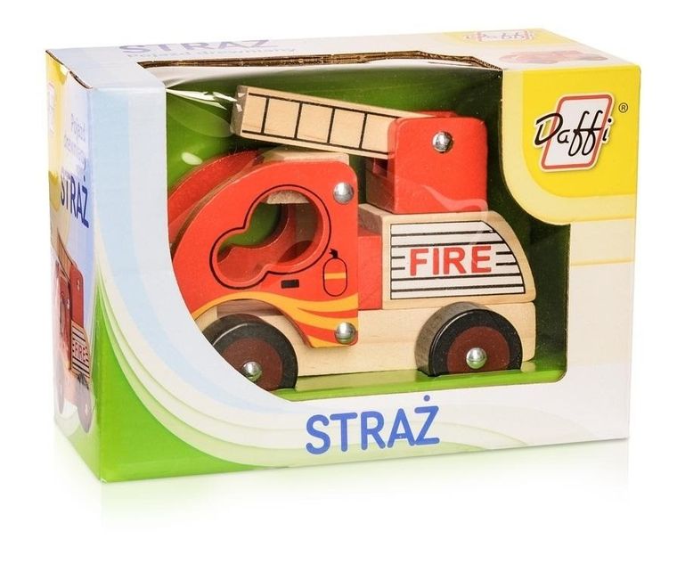 Daffi, straż pożarna, pojazd drewniany