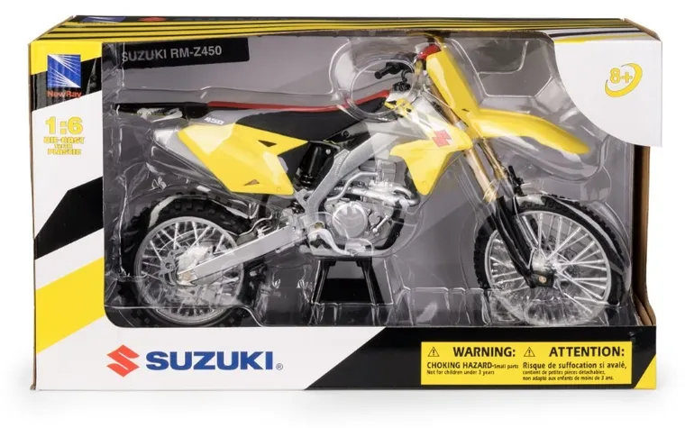 Daffi, Suzuki RM-Z450, motocykl, model metalowy, 1:6