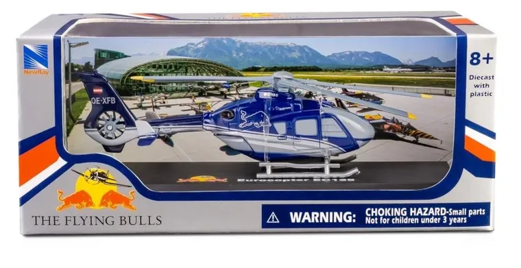 Daffi, The Flying Bulls, Airbus EC135, helikopter, model metalowy, 1:100