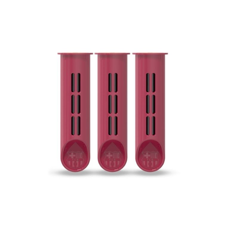 Dafi, FC Barcelona, wkłady węglowe do butelki filtrującej Soft i Solid, bordowa, 3 szt.