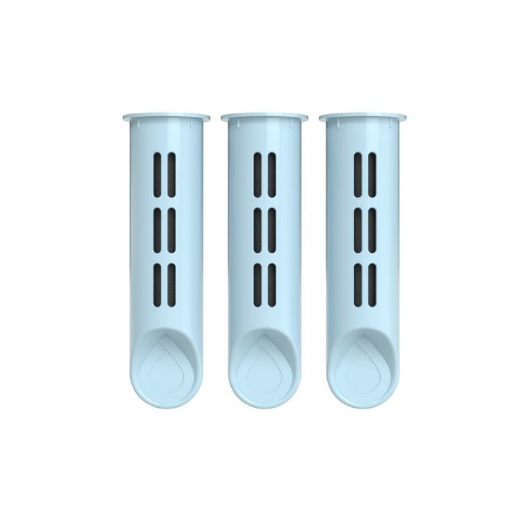 Dafi, wkłady węglowe do butelki filtrującej Soft i Solid, dove blue, 3 szt.