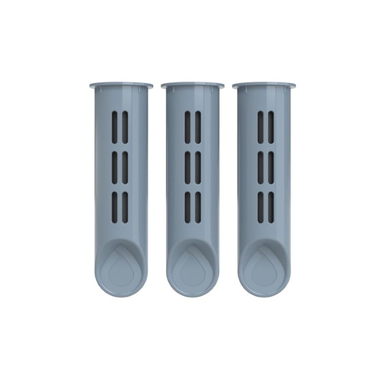 Dafi, wkłady węglowe do butelki filtrującej Soft i Solid, jeansowy, 3 szt.