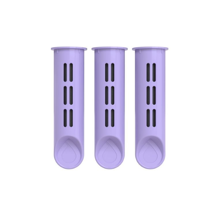 Dafi, wkłady węglowe do butelki filtrującej Soft i Solid, lavender, 3 szt.