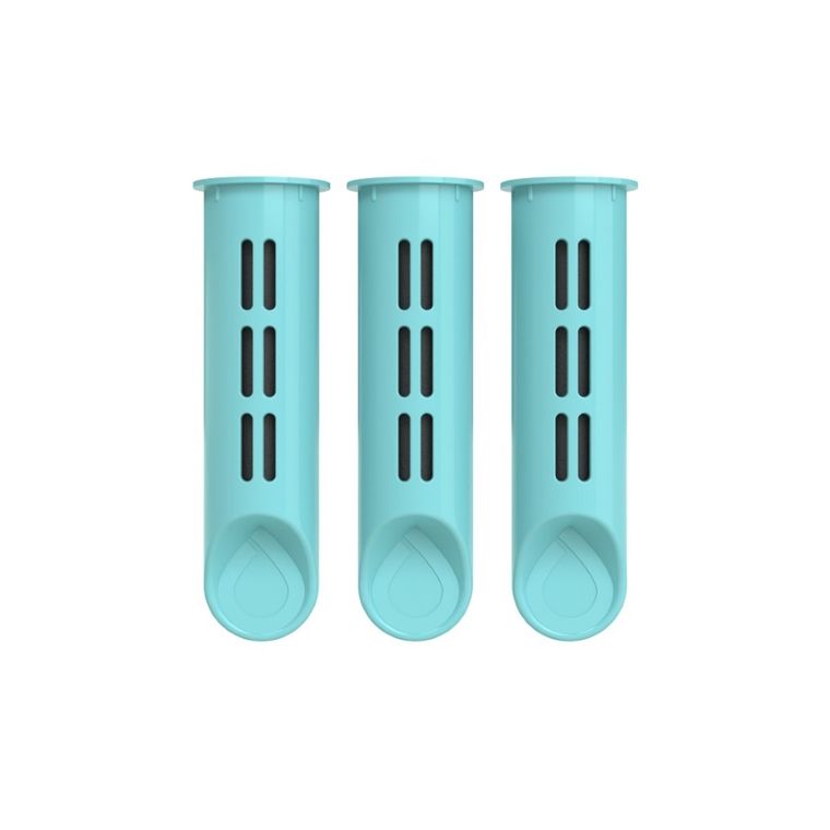 Dafi, wkłady węglowe do butelki filtrującej Soft i Solid, turkusowy, 3 szt.