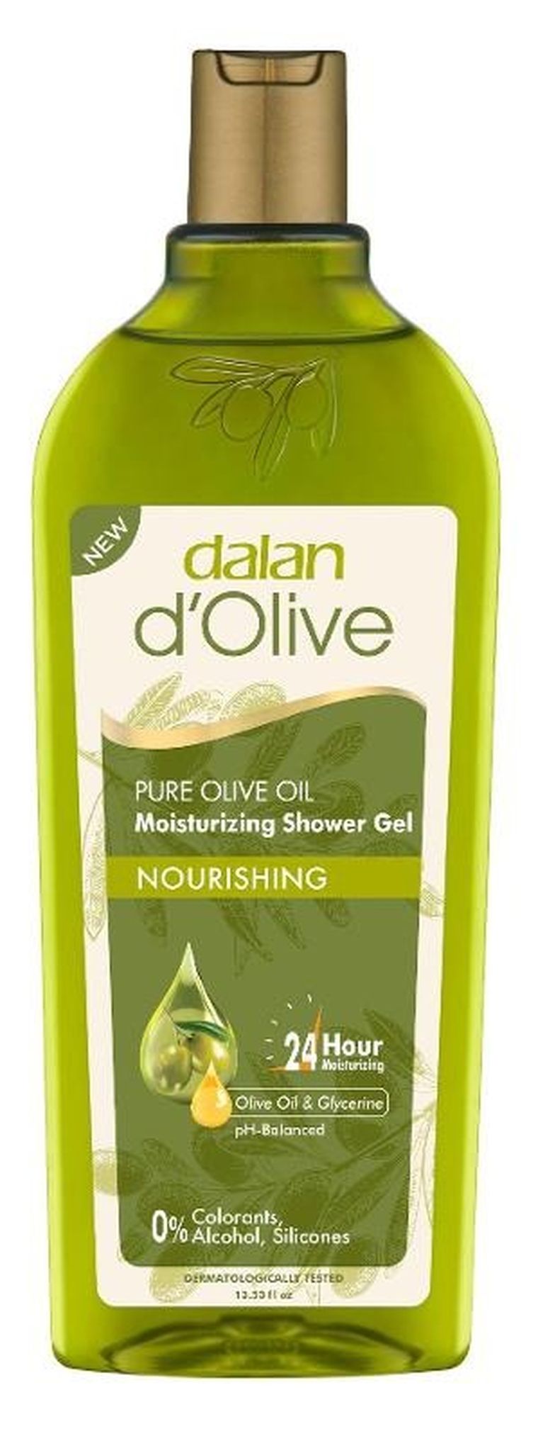 Dalan, d`olive, odżywczy żel pod prysznic, 400 ml
