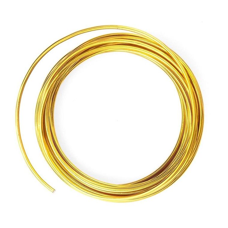 Dalprint, drucik metalowy, złoty, 2 mmx5m