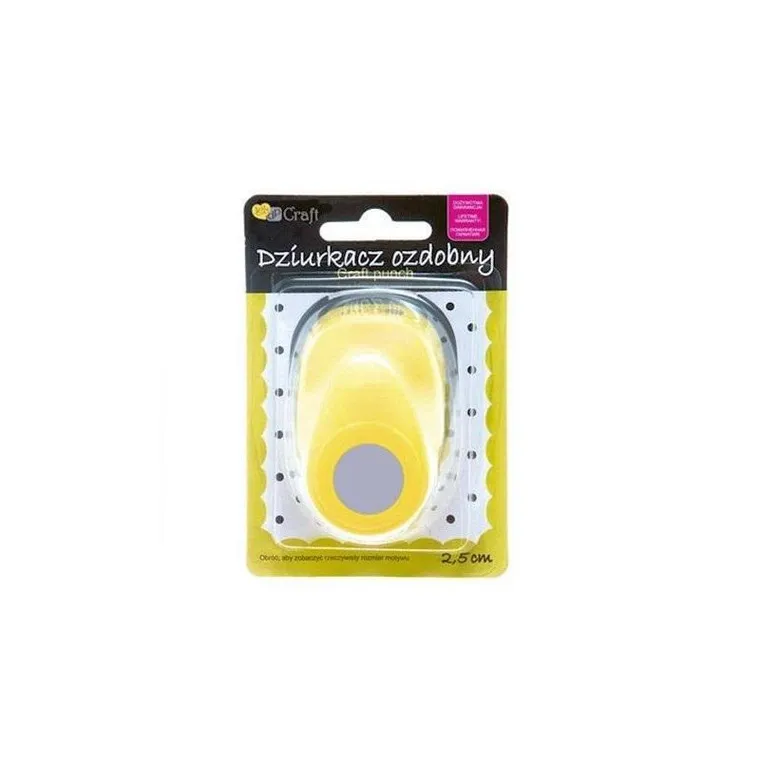 Dalprint, dziurkacz ozdobny, koło, 2,5 cm