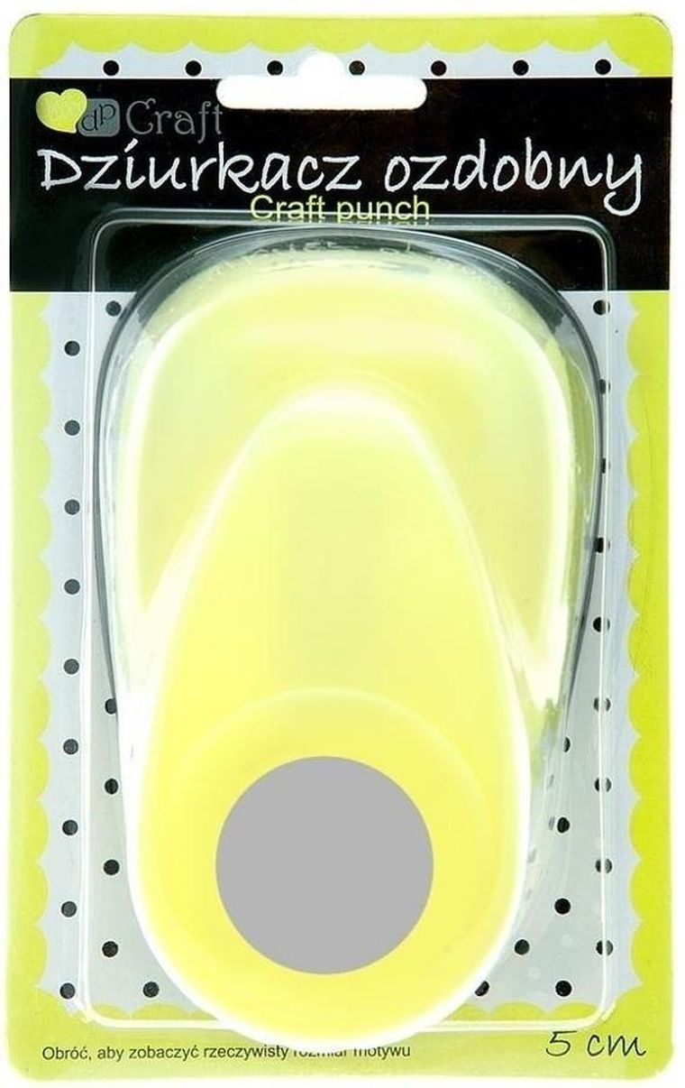 Dalprint, dziurkacz ozdobny, koło, 5 cm