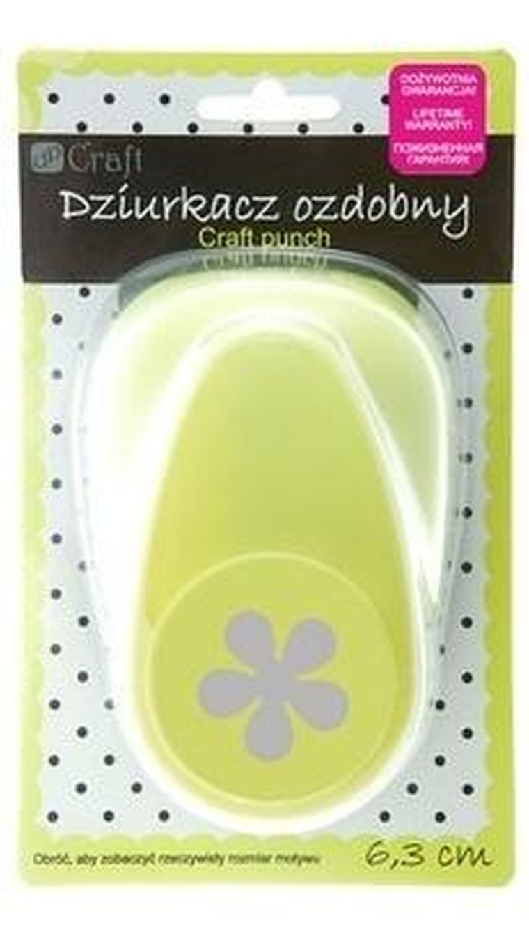 Dalprint, dziurkacz ozdobny, kwiatek, 6.3 cm
