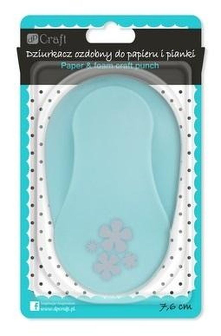 Dalprint, dziurkacz ozdobny, kwiatki, 7.6 cm