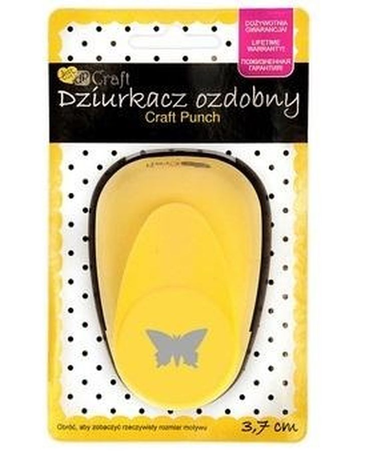 Dalprint, dziurkacz ozdobny, motyl 2, 3.7 cm