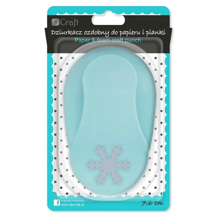 Dalprint, dziurkacz ozdobny, śnieżynka, 7.6 cm