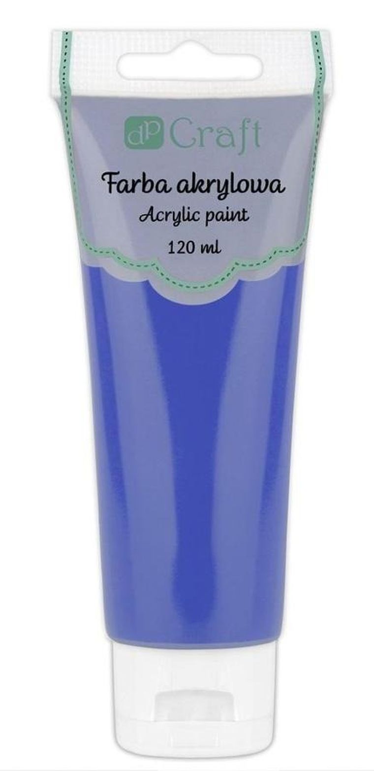 Dalprint, farba akrylowa, ciemnoniebieska, 120 ml