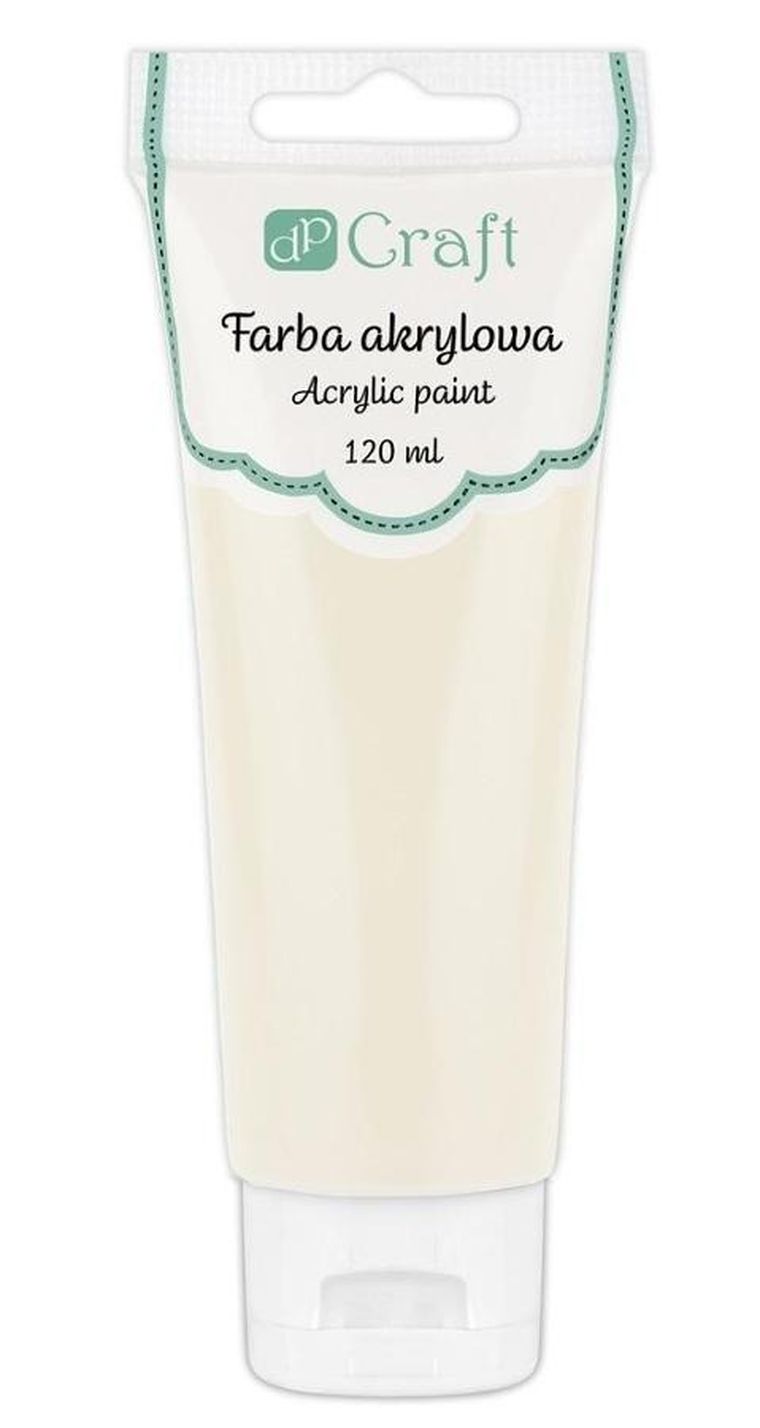 Dalprint, farba akrylowa, kremowa, 120 ml