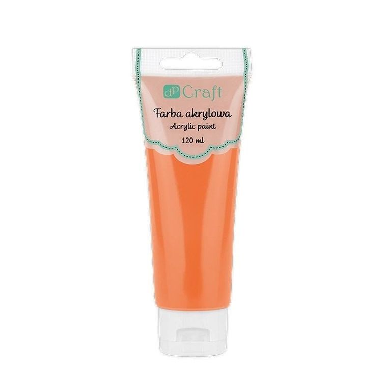Dalprint, farba akrylowa, pomarańczowa, 120 ml