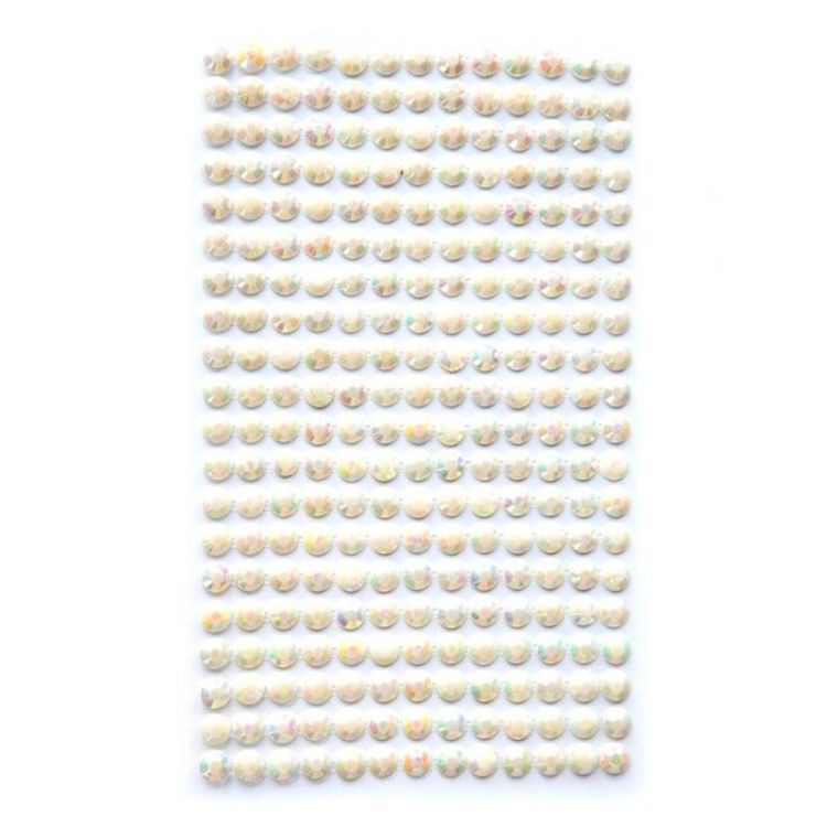 Dalprint, kryształki samoprzylepne, cream, 6 mm, 260 szt.