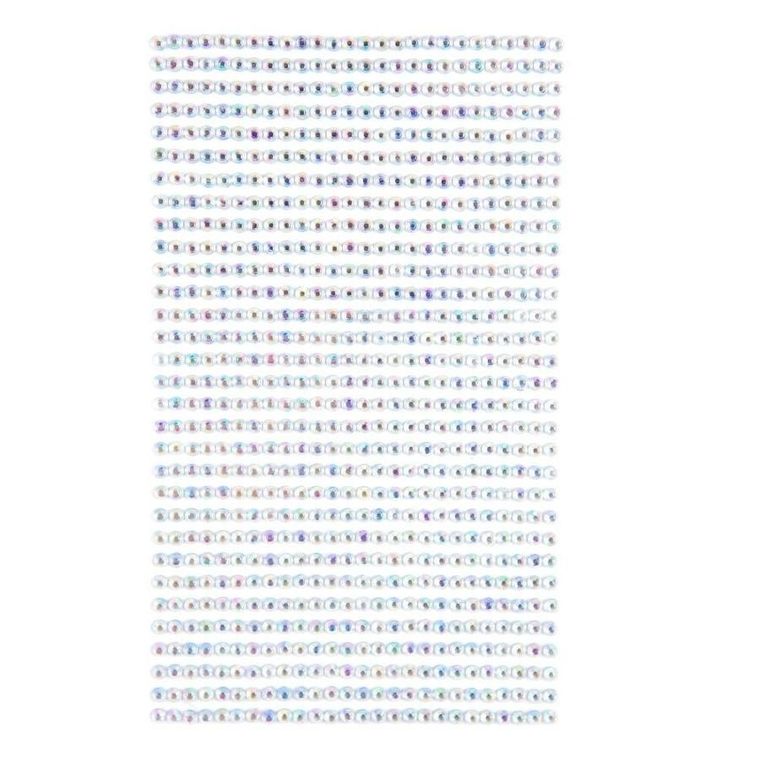 Dalprint, kryształki samoprzylepne, opalescent, 3 mm, 806 szt.