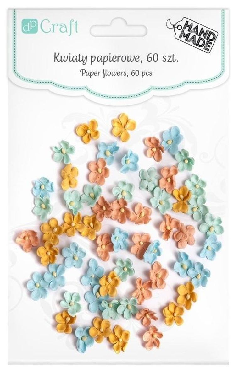 Dalprint, kwiaty papierowe, 60 szt.
