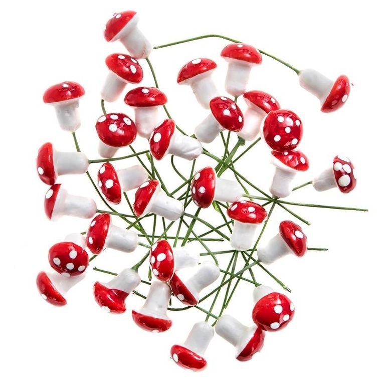 Dalprint, muchomorki na druciku, 30 szt.