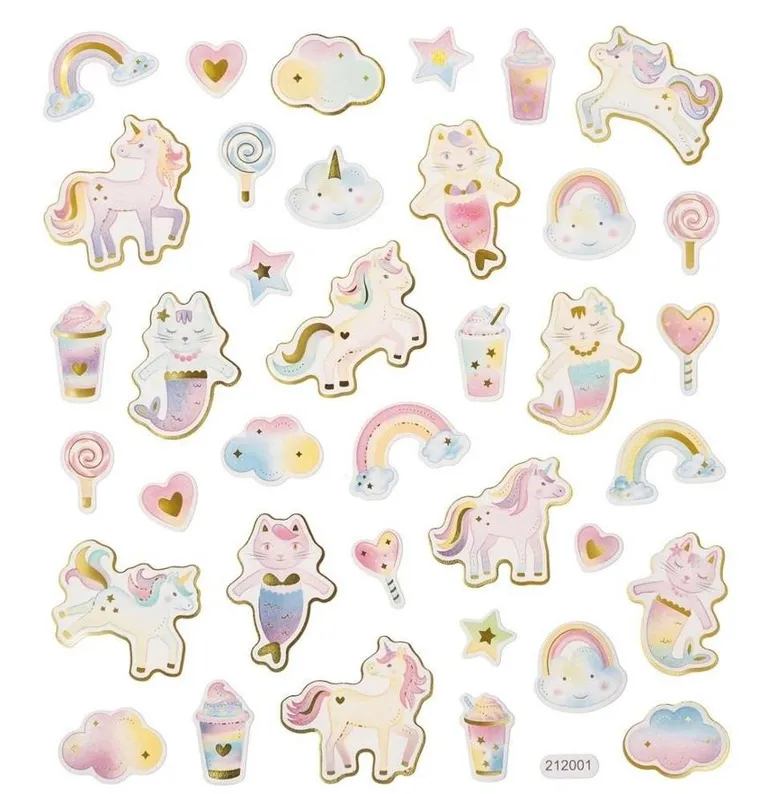 Dalprint, naklejki, jednorożce i syrenkotki