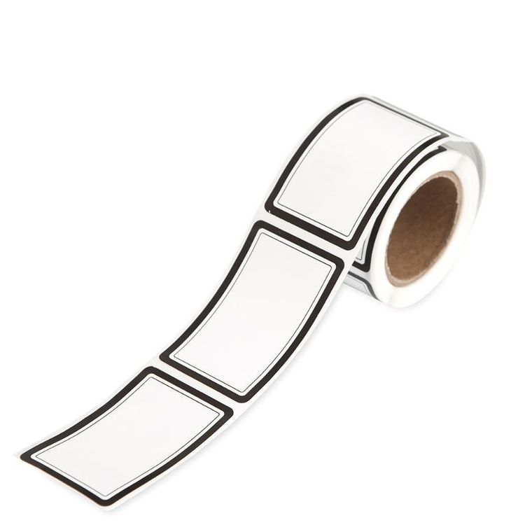 Dalprint, naklejki na rolce, etykiety, 2,5-4 cm, 100 szt.