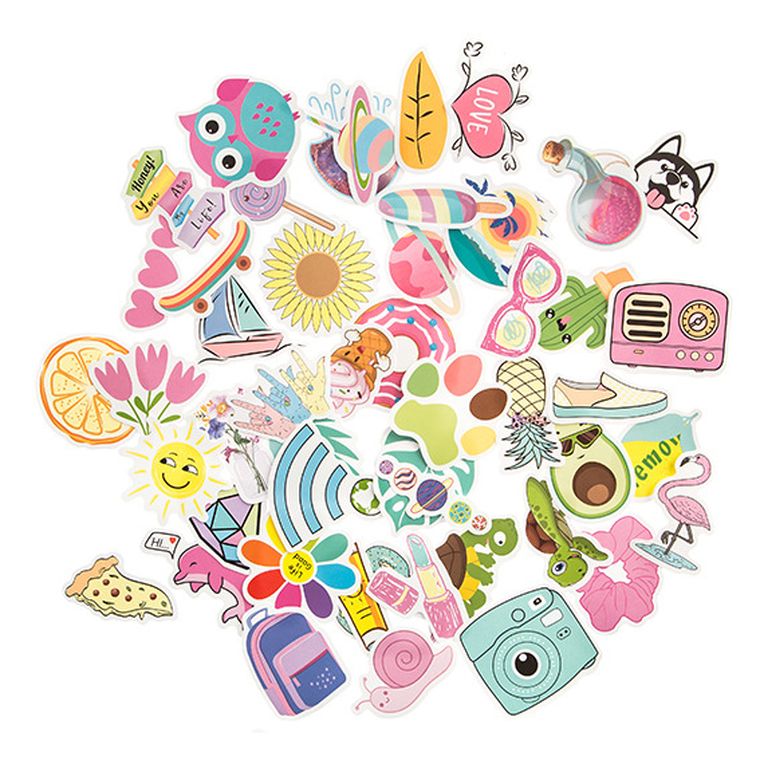 Dalprint, naklejki winylowe, lato, 4-5 cm