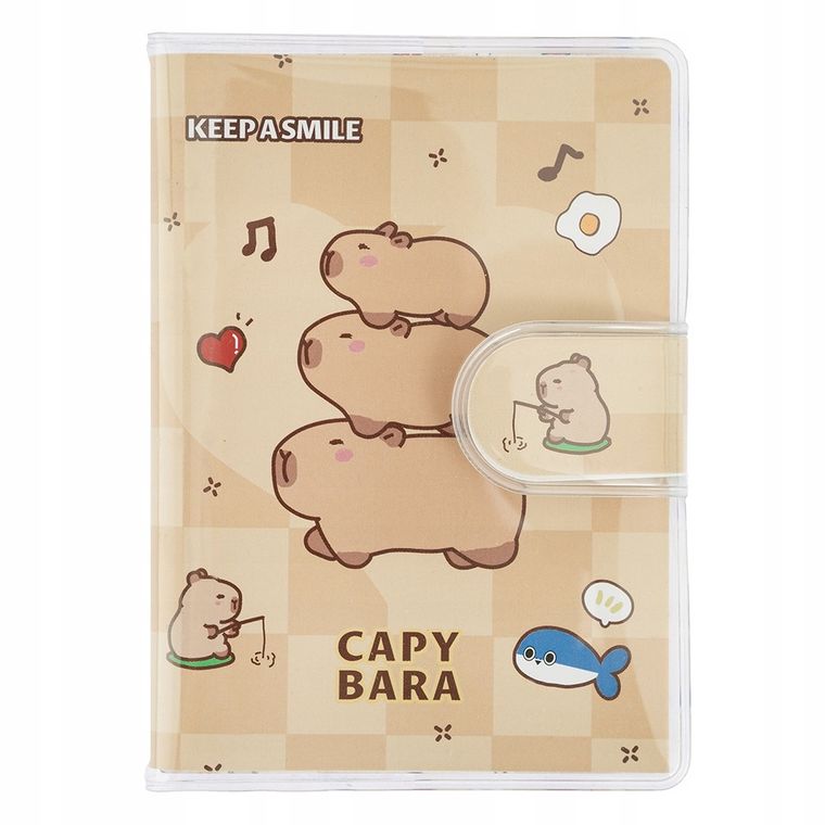 Dalprint, notes z zamknięciem, A7, 70 kartek, kapibara, 1 szt.