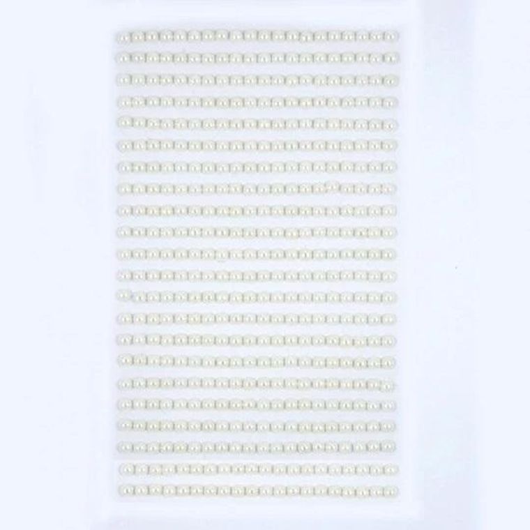 Dalprint, perełki samoprzylepne Ivory, 4 mm, 440 szt.