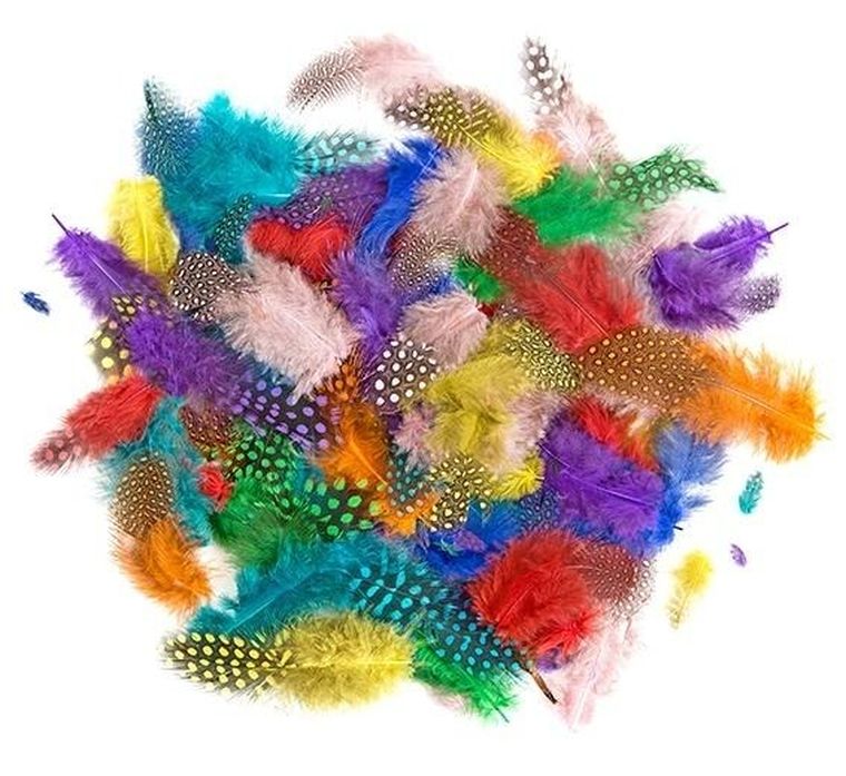 Dalprint, piórka bażanta, brights, 4-7 cm, 10g