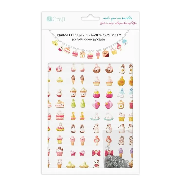 Dalprint, Sweeties, bransoletki z zawieszkami, 36 charmsów