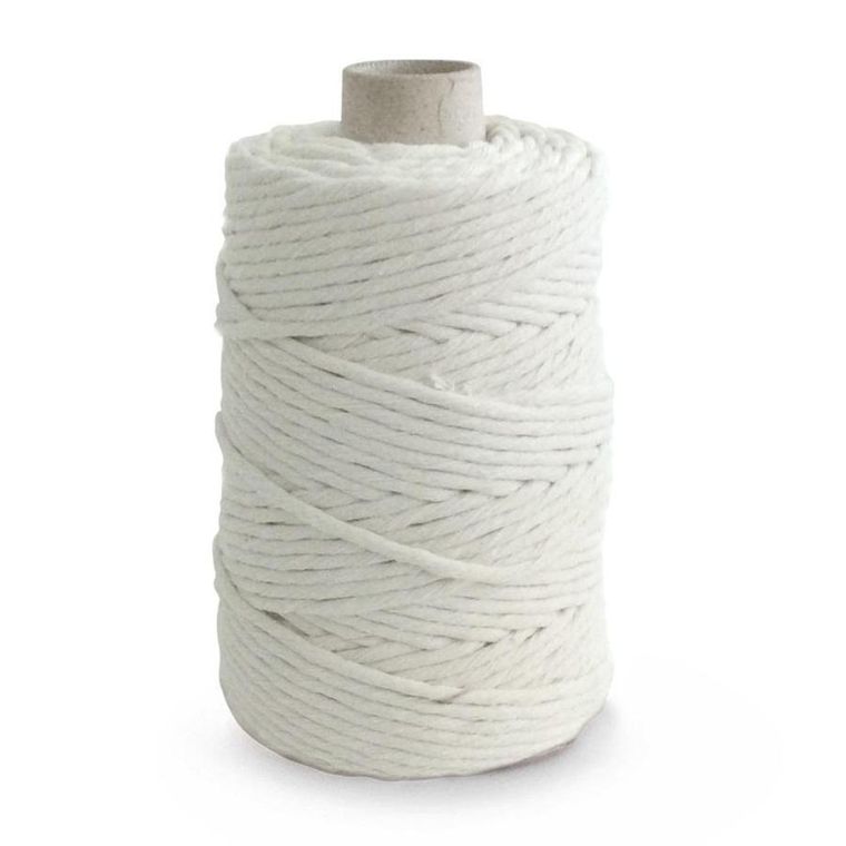 Dalprint, sznurek bawełniany do makramy, biały, 5 mm x 100m
