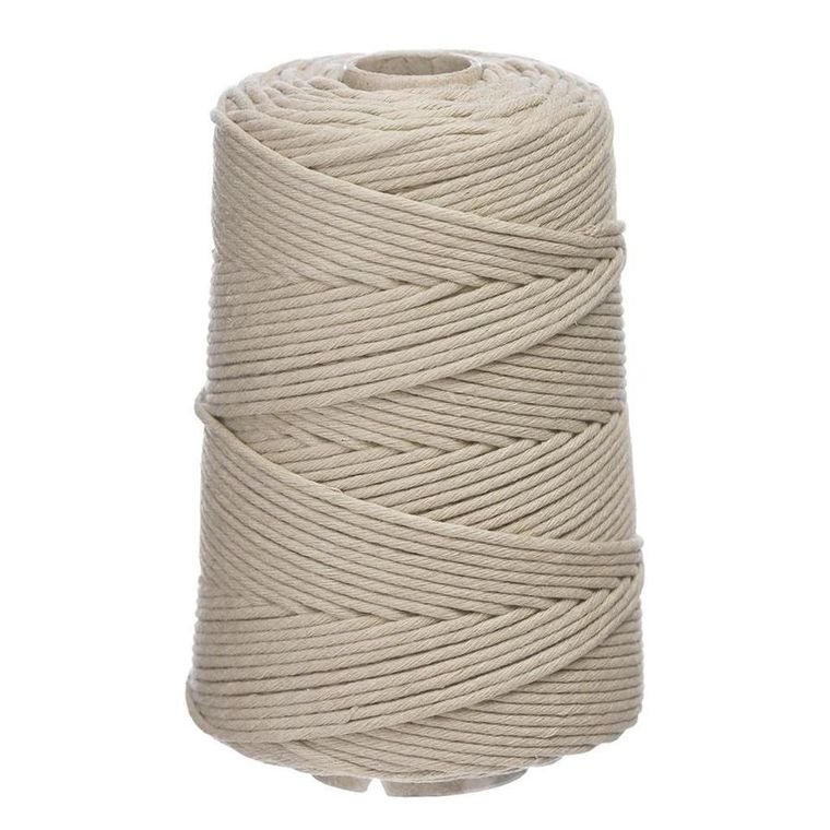 Dalprint, sznurek bawełniany, piaskowy, 3 mm, 100m