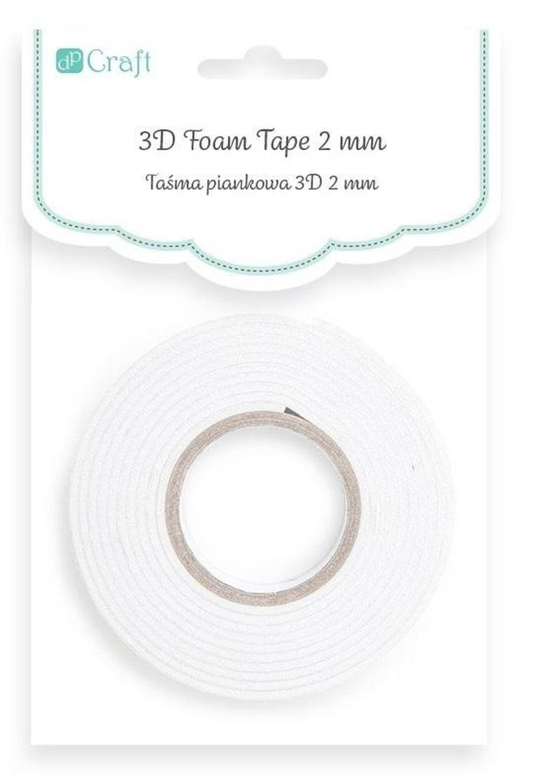 Dalprint, taśma piankowa 3D, 2 mm, 1,5 cm x, 2,2m