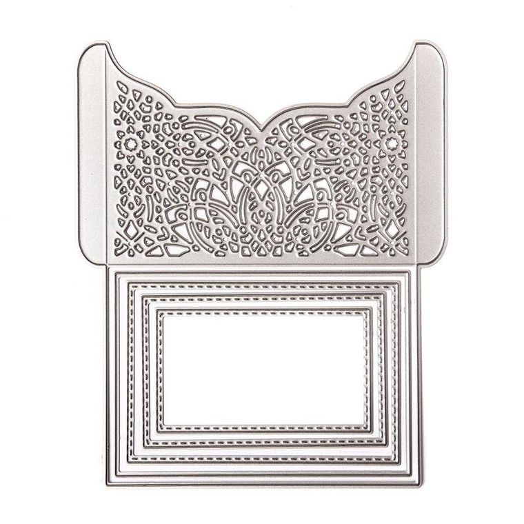 Dalprint, wykrojnik, składane zaproszenie, 12,1-14,4 cm