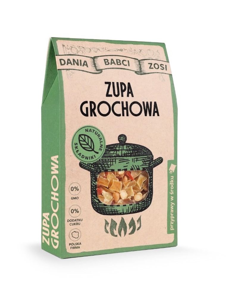 Dania Babci Zosi, zupa, grochowa