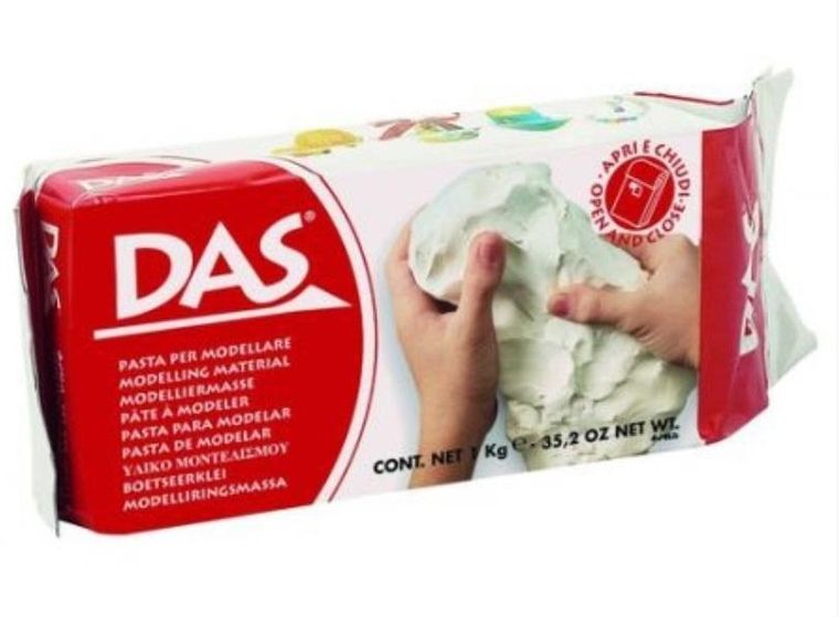 DAS, glinka, biała, 1kg