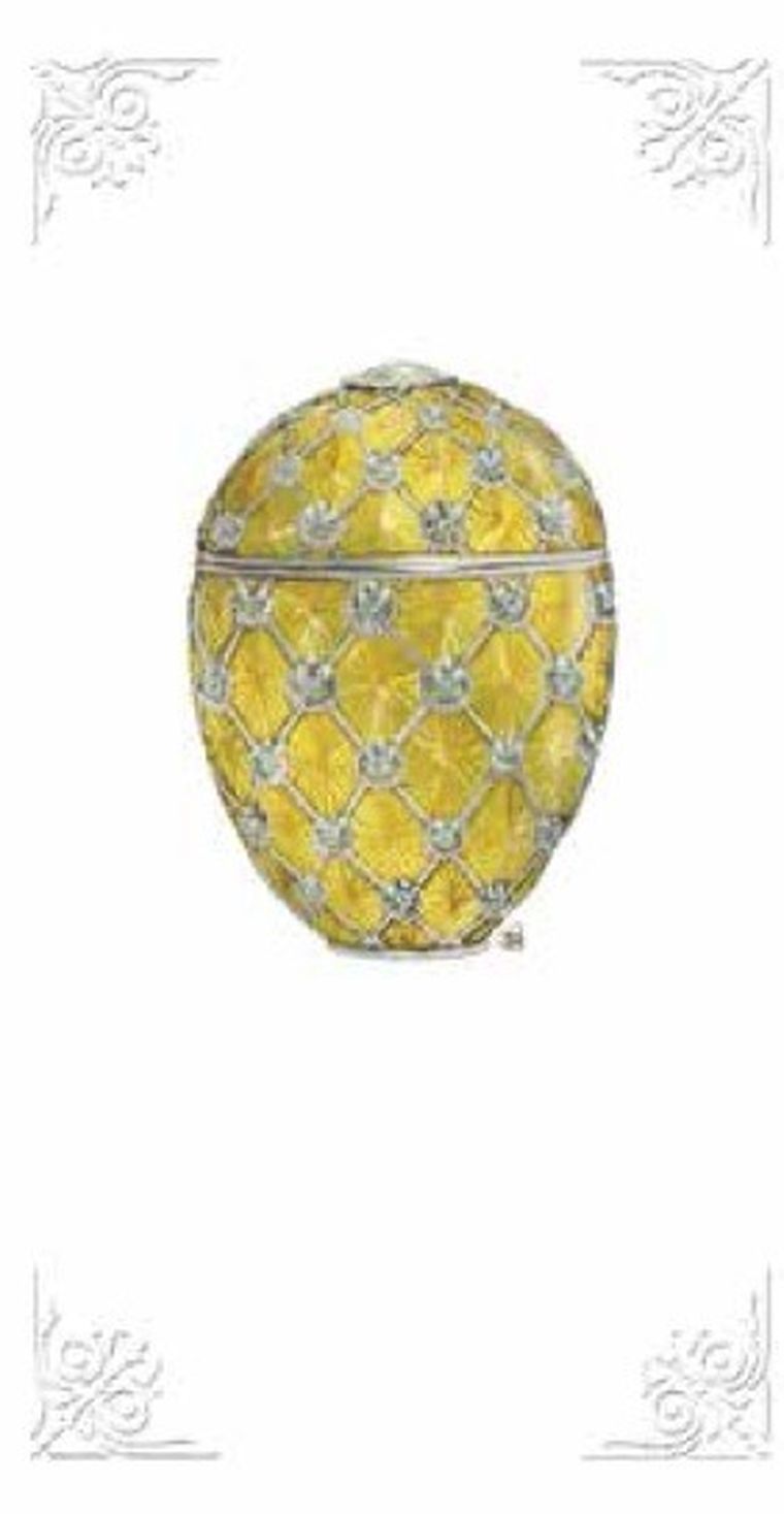 DaVinci, karnet z kopertą, Jajko, złote, 12-23 cm