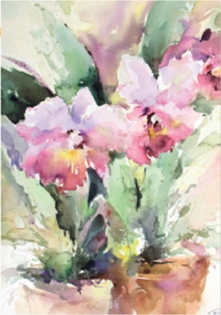 DaVinci, karnet z kopertą, Różowa róża, 12-18 cm