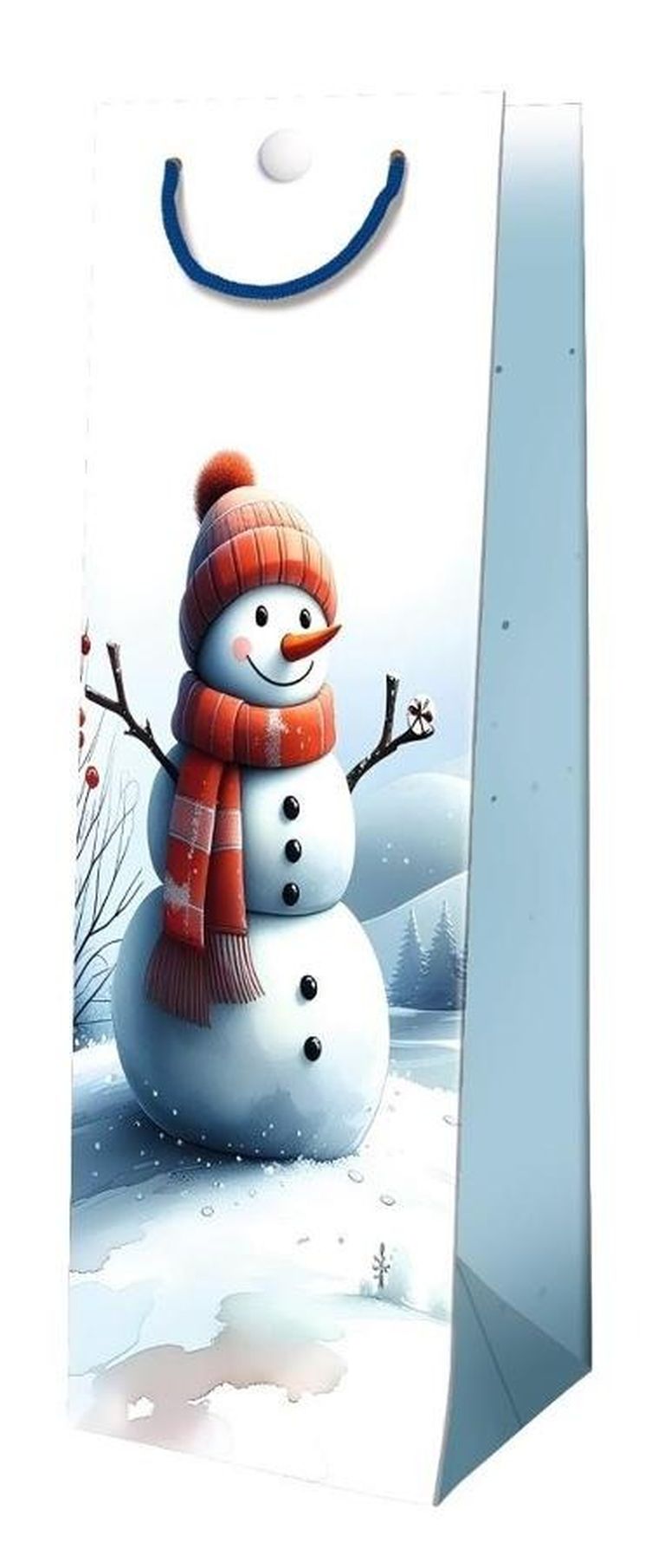 DaVinci, torebka ozdobna, bałwan, butelka