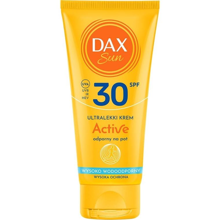 Dax Sun, Active, ultralekki krem do twarzy SPF30, 50 ml