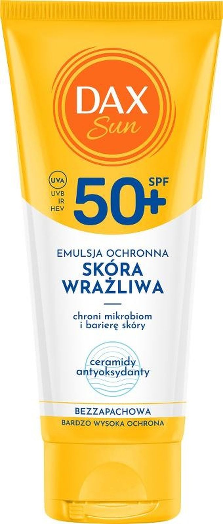 Dax Sun, emulsja ochronna dla skóry wrażliwej, SPF 50+, 100 ml