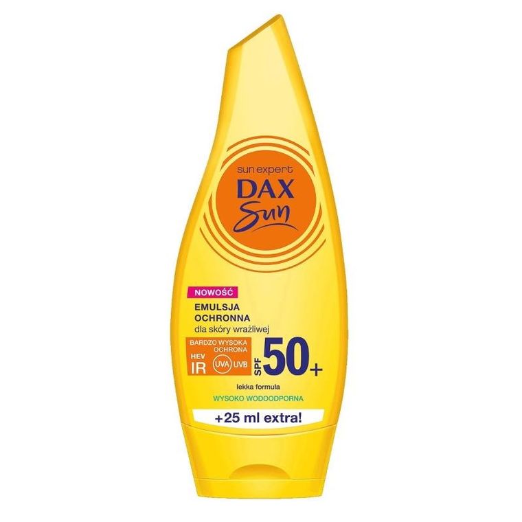 Dax Sun, emulsja ochronna dla skóry wrażliwej SPF50+, 175 ml