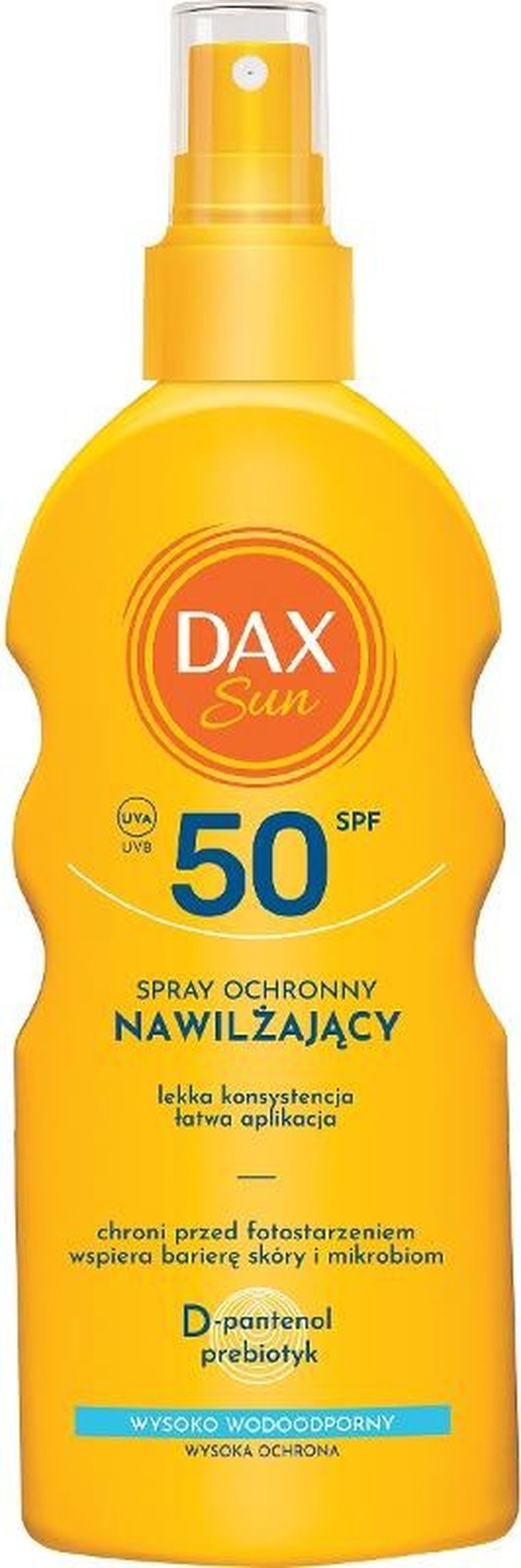 Dax Sun, spray ochronny, nawilżający, SPF 50
