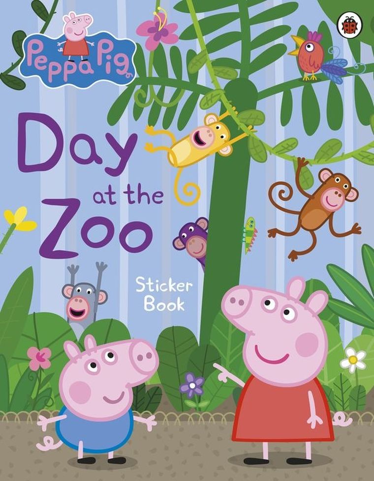 Day at the Zoo Sticker Book. Peppa Pig (wersja angielska)