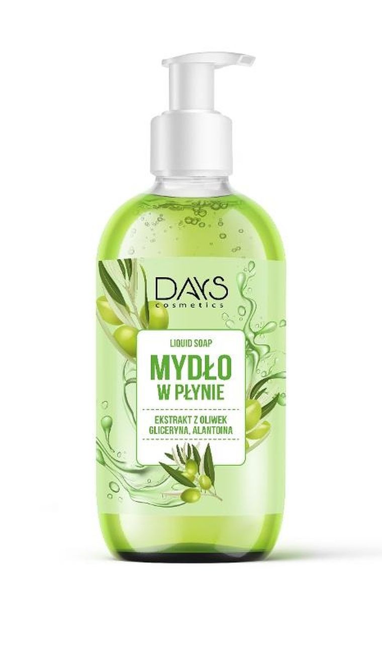 Days cosmetics, mydło w płynie z ekstraktem z oliwki, 500 ml
