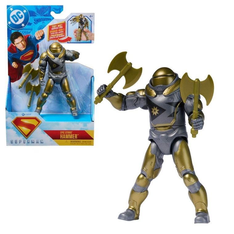 DC Comics, Superman, Epic Strike, Hammer, figurka akcji, 15 cm